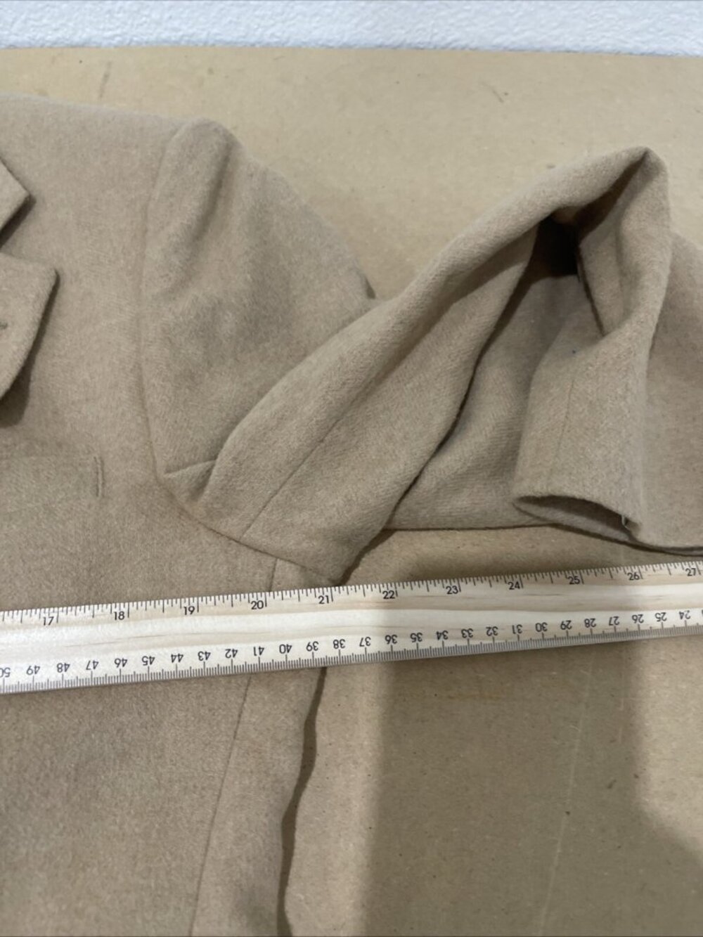Club Room Mens 100% Camel Hair Blazer Macy's Vintage USA Made Vintage Size 42 - Picture 6 of 12